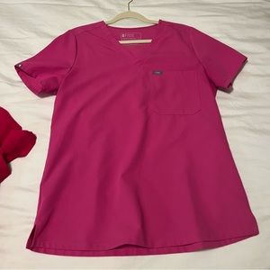 Figs Electron Pink Catarina Top